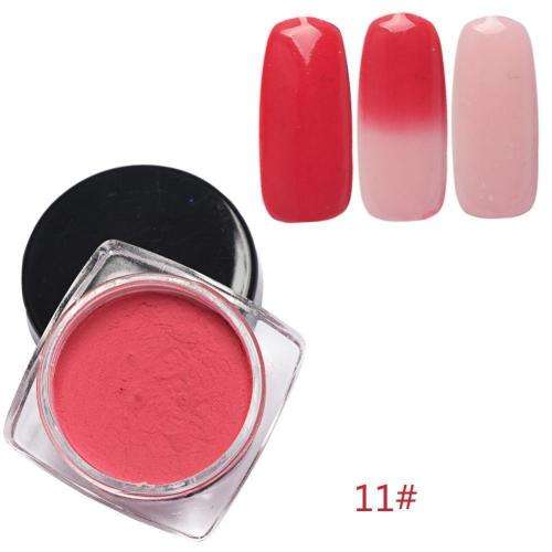 1 Box Thermal Pigment 3g Temperature Color Change Manicure Nail Art Gradient Powder