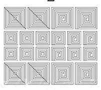 NAIL ART TIP GUIDE VINYL STICKER