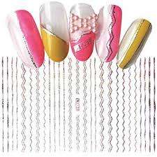 NAIL ART STICKER SILVER