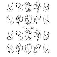 WATER TRANSFER NAIL ART STICKER