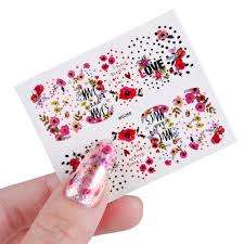 WATER TRANSFER NAIL ART STICKERS
