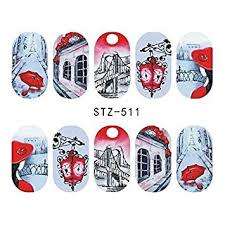 WATER TRANSFER NAIL ART STICKERS