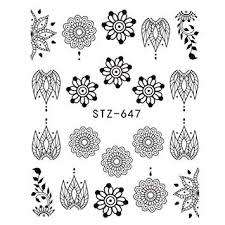 WATER TRANSFER NAIL ART STICKERS