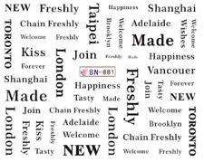 WATER TRANSFER NAIL ART STICKERS