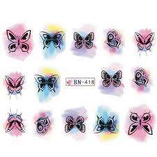 WATER TRANSFER NAIL ART STICKERS