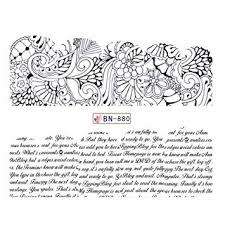 WATER TRANSFER NAIL ART STICKERS