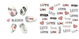 WATER TRANSFER NAIL ART STICKERS