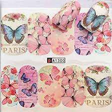 WATER TRANSFER NAIL ART STICKERS