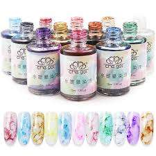 15 ML WATERCOLOR INK NAIL POLISH BLOOMING GEL SMOKE EFFECT MARBLE LIQUID -BLUE
