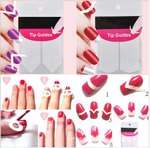DIY Nail Tip Sticker 18pcs