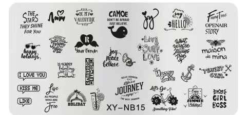 Stamping Plate XY-NB-15