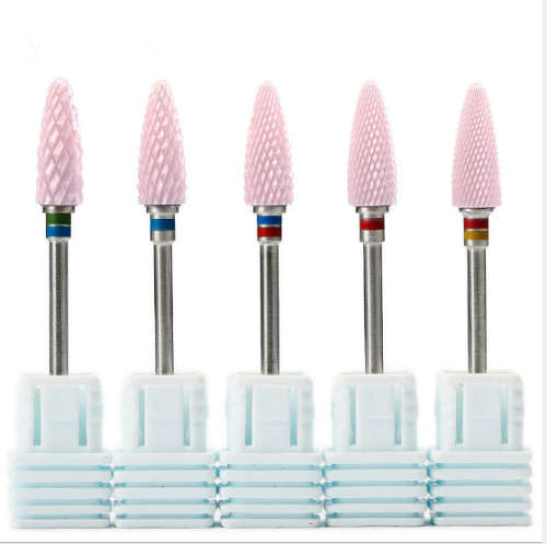 Electric Nail Pink Head Drill Bit - F