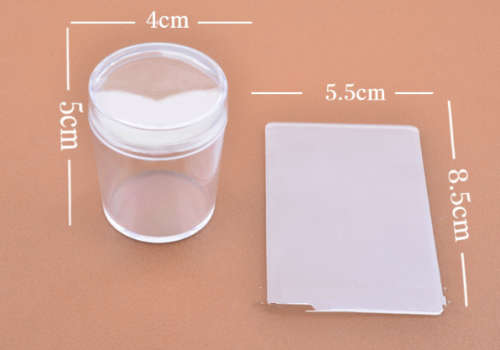 Clear Big Fat Stamper -Size:2.8 x 6 (cm)