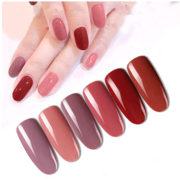 AS Gel Polish Rose  6 pcs