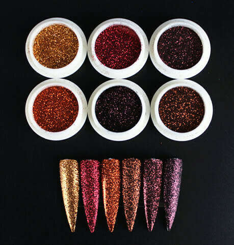 6pcs Fine Glitter