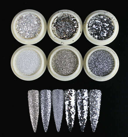 6pcs Glitter Sequins