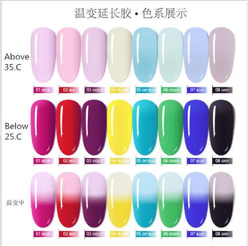 Color Change Poly Gel 15ml - MESSAGE NUMBER OF COLOR