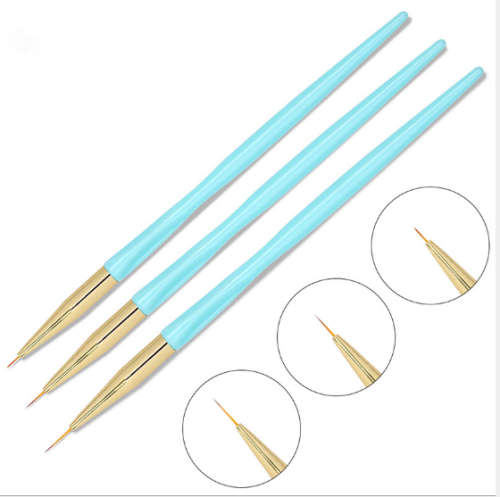 3pcs Blue Striping Brush
