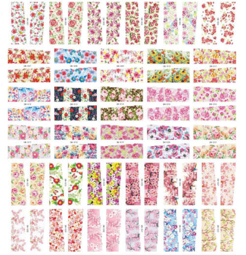 GN Full Nail Water Sticker 48pc