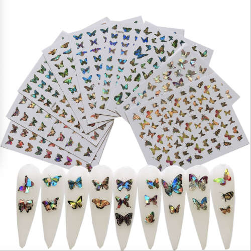 Laser Butterfly Sticker - MESSAGE STICKER NUMBER