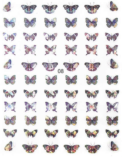 Laser Butterfly Sticker - MESSAGE STICKER NUMBER