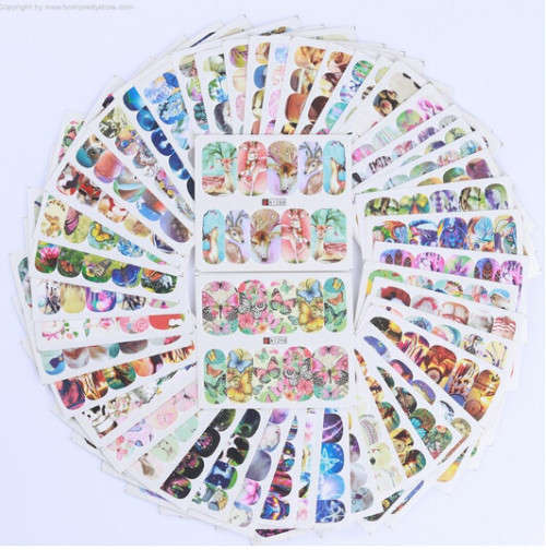 Animal insect water sticker 50pcs