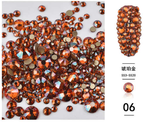 1440pcs Mix Size AB Diamonds Flat Bottom