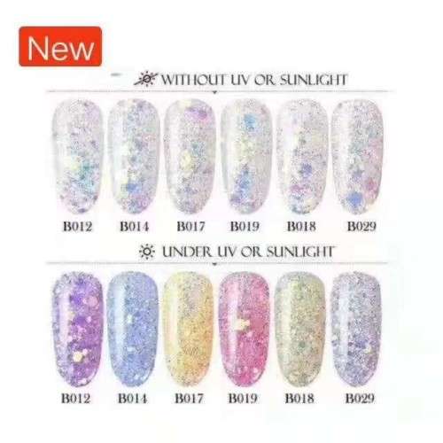 Color Change Glitter 6pcs