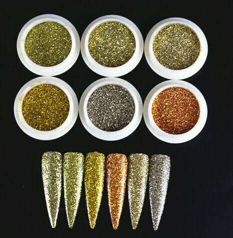 6pcs Fine Glitter