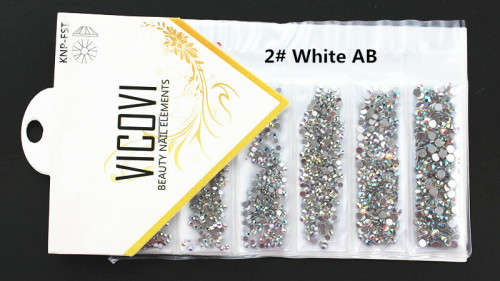 1720pcs Nail Diamonds