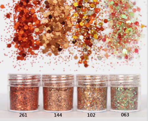 CLEARENCE SALES 10g Glitter Mix Color 5pcs ( Different Ones )