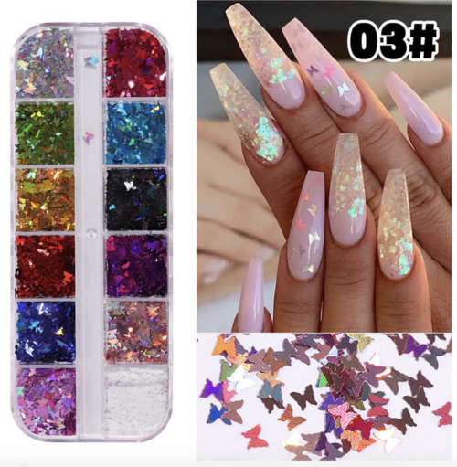 12pcs Butterfly Decoration - 03