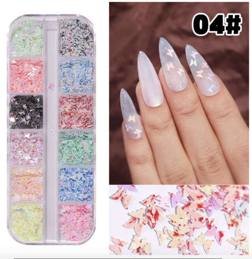 12pcs Butterfly Decoration - 04