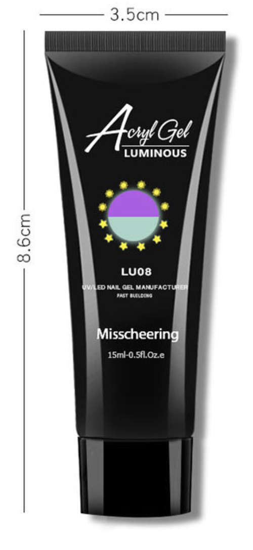Luminous Poly Gel 15ml - MESSAGE NUMBER