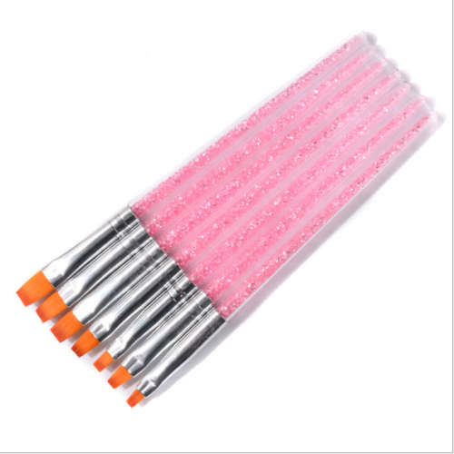 7pcs Pink Gel Brush