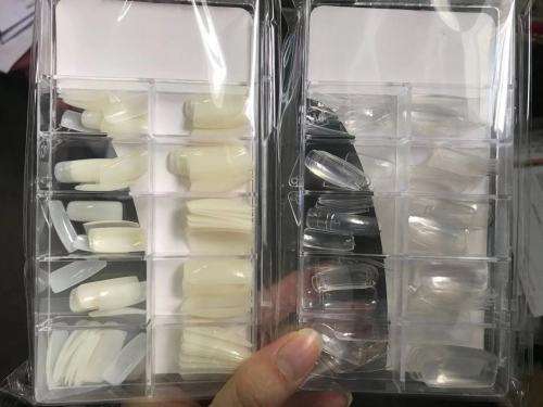 Full Tips 100pcs message color nutural or clear