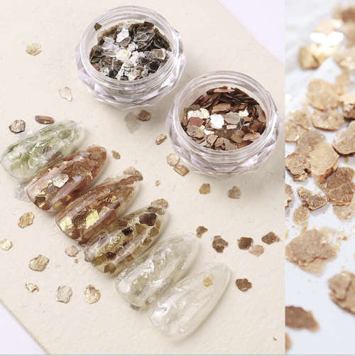 Mineral Copper Gold Piece 6pcs/set