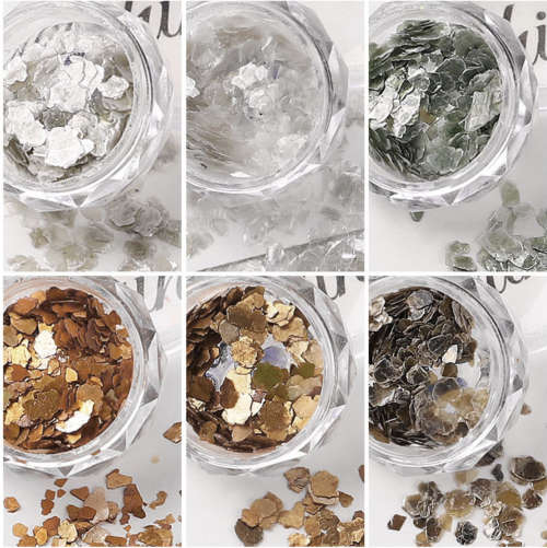 Mineral Copper Gold Piece 6pcs/set