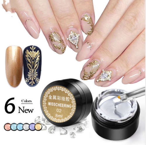 MISSCHERRING Metal Gel 8ML message pot number