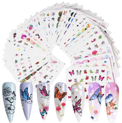 48pcs Different Butterfly Sticker