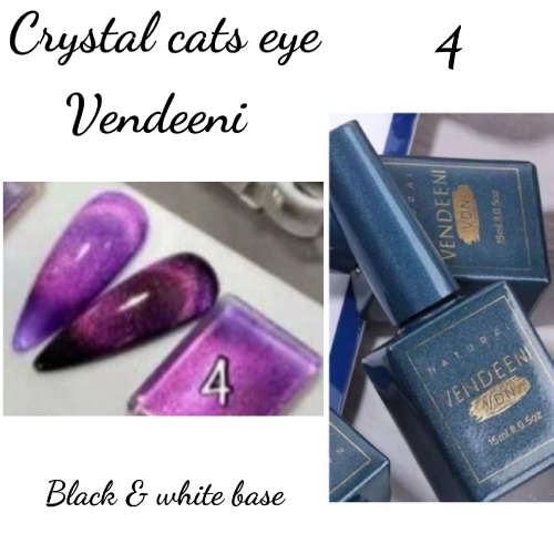 Crystal Cat Eye Vendeeni Gel 15ml no 4