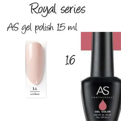 AS uv/led gel nail polish 15ml -  Royal color  series - no 16