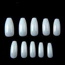 120 PCS FULL COFFIN TIPS NATURAL