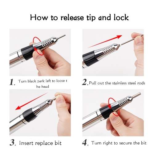 M202 Professional Manicure Electric Nail Drill 35000RPM