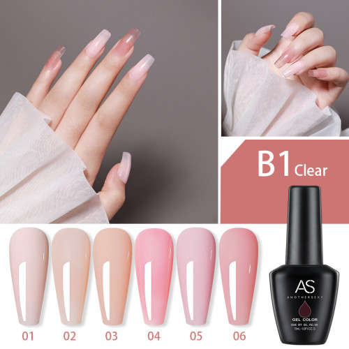 6 pcs AS UV/LED Series Gel Polish B01