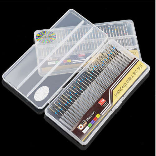 Electric Diamond Drill Bit Set 30pcs -A ( Blue )