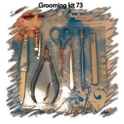 GROOMING KIT-ASSORTED COLORS 7PC