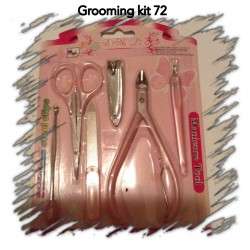 GROOMING KIT-ASSORTED COLORS 6PC