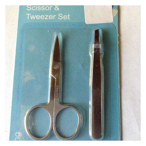 SCISSOR & TWEEZER-SET