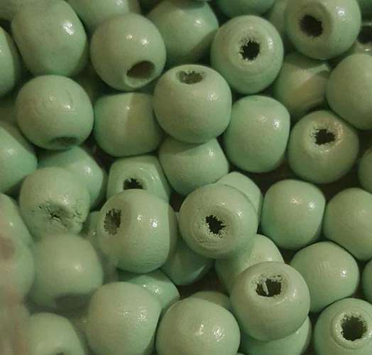WOODEN BEADS 8MM - 20PC -PER PACKET